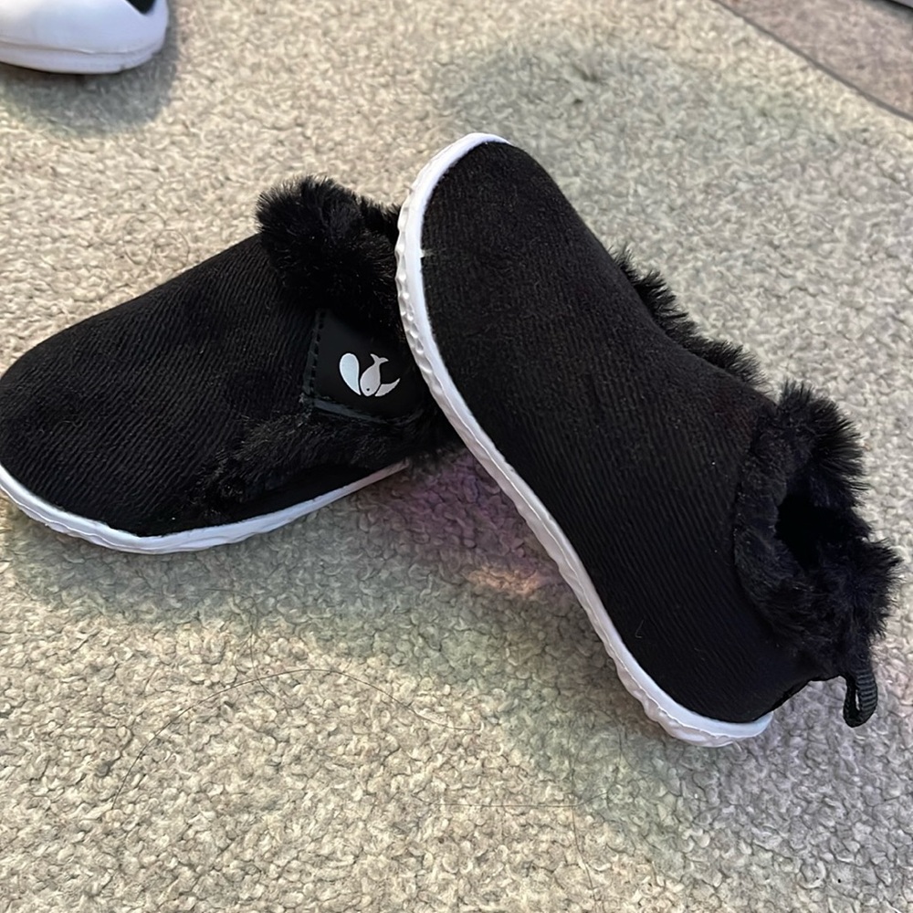 FEETCITY Infant Slippers Cozy Fleece Booties Warm Socks  Shoes - 12-18M
